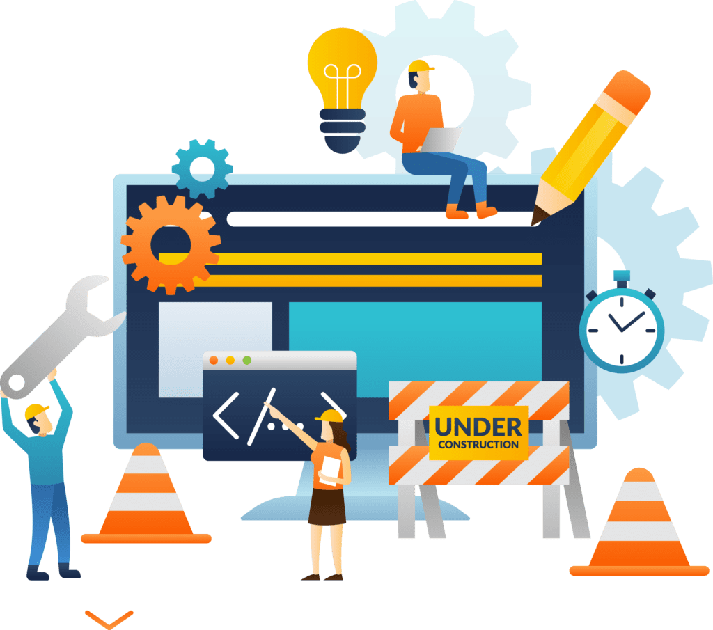 Website Maintenance Illustration